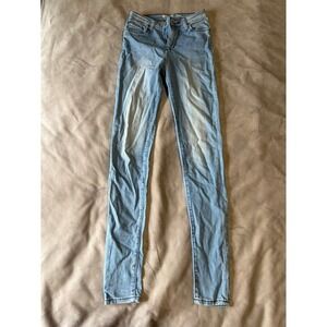 Mustang Zoe Super Skinny Jeans Light Wash Blue Denim W26 L32
